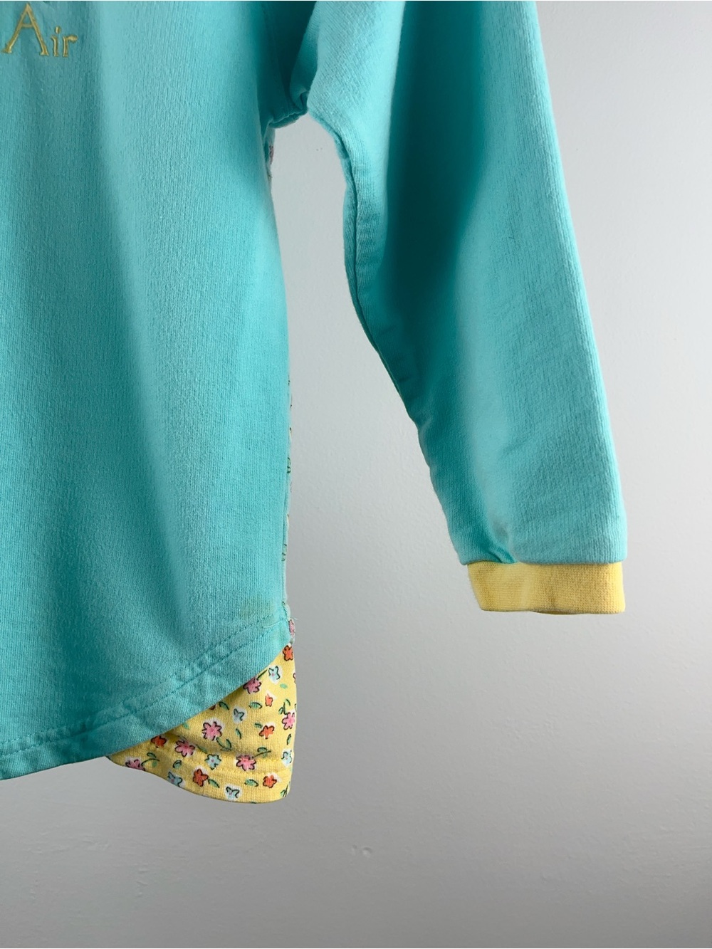 Gymboree 1998 Vintage Floral Embroidered Spring Is In The Air Sweatshirt, XL 5-6 - Picture 5 of 16